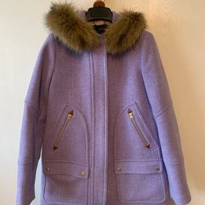 JCrew Chateau Parka Italian Stadium Cloth 10 Tall